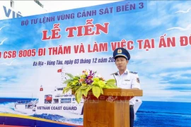 Major General Ngo Binh Minh, Commander of the Coast Guard Region 3 Command (Photo: VNA)