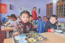 Vietnam promotes law on school nutrition for children’s physical development (Photo: VietnamPlus)