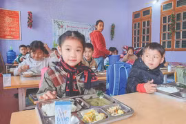 Vietnam promotes law on school nutrition for children’s physical development (Photo: VietnamPlus)