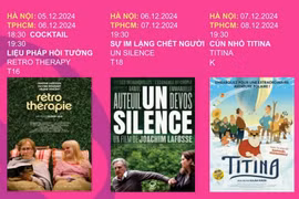 The Seventh Wallonie-Bruxelles Film Festival opens in Hanoi from December 5-9 (Photo: VNA)