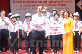 Campaign features manga character to raise children’s road sense