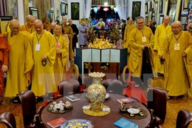 Front leader congratulates Buddhists on VBS’s anniversary