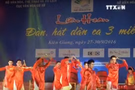 Folk music festival in Kien Giang