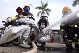 Radiation accident response drill held in Da Nang