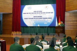 Vietnamese peacekeeping lecturers receive training