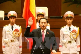 Tran Dai Quang re-elected as President