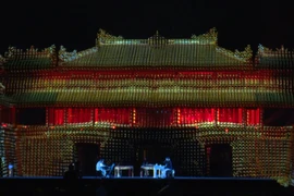 Light art show lights up Hue Imperial Citadel