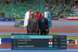 Vietnam athlete takes 1,500m Asian Indoor Championship title