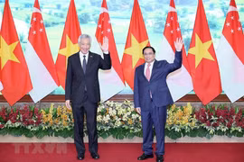 Vietnam, Singapore PMs hold talks