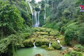 Nang Tien Waterfall splendid amid Northwest forests