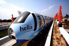 First-ever elevated monorail launched in Da Nang