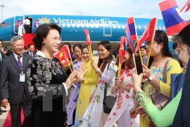 National Assembly Chairwoman starts official visit to Cambodia