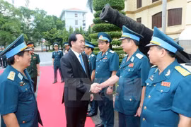 President visits Air Defence – Air Force Service 