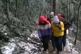 More northern localities covered by snow 