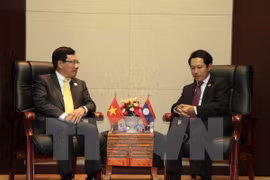 Deputy PM meets Lao, Brunei foreign ministers