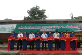 Hanoi-Binh Duong non-stop cargo railway service debuts 