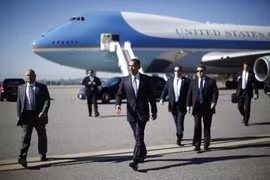 President Barack Obama leaves for Asia 