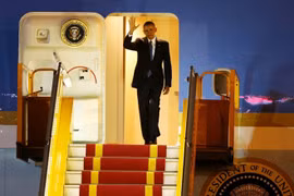 President Obama arrives for three-day visit 
