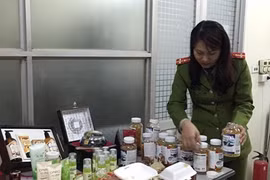 Hanoi police seize dubious cosmetics and health food