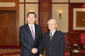 Party chief welcomes Chinese legislative leader 