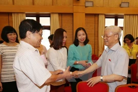 Hanoi voters raise opinions on various issues 