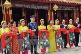 Ancient temple in Hue receives facelift
