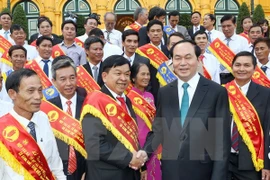 President impressed with farmers’ inventions