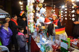 German Christmas market in Hanoi 