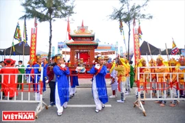 Whale worshipping festival in Da Nang