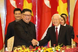 Vietnamese leader hosts banquet in honour of DPRK Chairman