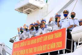 Naval Zone 4 dispatches soldiers to missions in Truong Sa archipelago