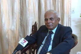 Former Defense Attaché of India in Vietnam General P.K. Chakravorty (Photo: VNA)