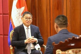 Cambodian Deputy Prime Minister and Minister of Foreign Affairs and International Cooperation Sok Chenda Sophea. (Photo: VNA) 