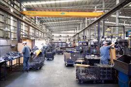 A workshop of a FDI company in Giang Dien industrial park in Dong Nai province. (Photo: VNA)