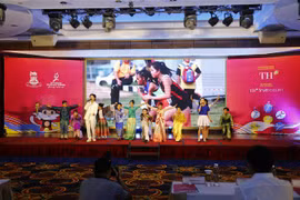 An event is held in Hanoi on May 22 to announce the 13th ASEAN School Games. (Photo: VNA)