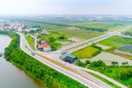 A view of the rural district of Gia Lam. (Photo: VNA)