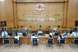 At the Bac Giang Provincial Public Administration Service Centre. (Photo: VNA)
