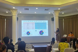 The Export Support Centre under the Ministry of Industry and Trade (MoIT)’s Vietnam Trade Promotion Agency holds a conference on exports to Africa and Middle East on July 12. (Photo: VNA)