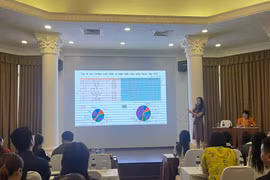 The Export Support Centre under the Ministry of Industry and Trade (MoIT)’s Vietnam Trade Promotion Agency holds a conference on exports to Africa and Middle East on July 12. (Photo: VNA)