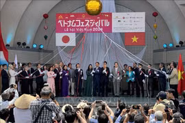 Delegates at the opening ceremony of the festival. (Photo: VNA)
