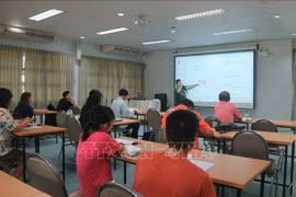 The first Vietnamese language course is opened at the centre for Vietnamese studies at the Udon Thani Rajabhat University in Udon Thani province, northeastern Thailand. (Photo: published by VNA)
