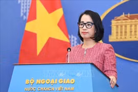 Foreign Ministry spokesperson Pham Thu Hang (Photo: VNA broadcasts)