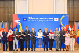 Senior officials of ASEAN and Japan attend the 39th ASEAN-Japan Forum in Bangkok, Thailand on June 25. (Photo: published by VNA)