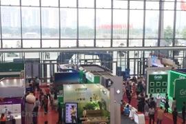 At the high-level international forum and exhibition on the Fourth Industrial Revolution 2019 (Photo: VietnamPlus)