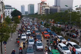 Hanoi suffers traffic jams ahead of Tet