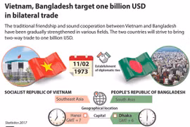 Vietnam, Bangladesh target one billion USD in bilateral trade