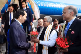 President Tran Dai Quang arrives in New Delhi for State visit to India