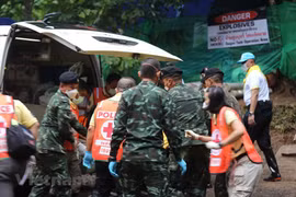 A close-up look at work for rescuing Thai boys trapped in cave