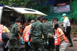 A close-up look at work for rescuing Thai boys trapped in cave