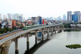 Cat Linh-Ha Dong railway connected to national grid for trial run